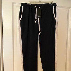 Women's black workout or lounge pants